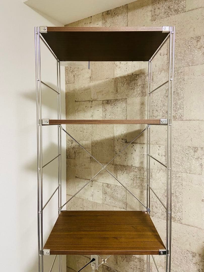 【新品同様】無印良品 ステンレスユニットシェルフ 大 (2台)取説付き